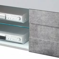 LC Spa TV-Lowboard Easy - Hochglanz Weiß / Beton Dekor - Breite: 138 cm 17 LC Spa TV-Lowboard Easy - Hochglanz Weiß / Beton Dekor - Breite: 138 cm -Kommoden Verkäufe 2023 1000178258 201029 08514100553 DETAILS P000000001000178258