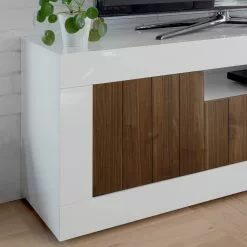 LC Spa TV-Lowboard Urbino - Hochglanz Weiß - Nussbaum Dekor / Weiß 18 LC Spa TV-Lowboard Urbino - Hochglanz Weiß - Nussbaum Dekor / Weiß -Kommoden Verkäufe 2023 1000178443 201029 08585900646 DETAILS P000000001000178443