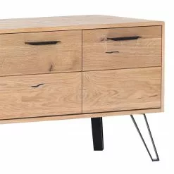 Red Living TV-Lowboard Relva - Eiche teilmassiv / Metall - Eiche / Schwarz -Kommoden Verkäufe 2023 1000182208 190830 11040000034 DETAILS P000000001000182208