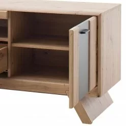 Naturoo TV-Lowboard Coulogne II - Balkeneiche Dekor / Anthrazit - Breite: 179 cm -Kommoden Verkäufe 2023 1000182658 190725 11581000112 DETAILS P000000001000182658