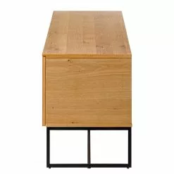 Ars Natura TV-Lowboard Nozza II - Echtholzfurnier - Eiche / Schwarz -Kommoden Verkäufe 2023 1000182822 200214 14501900021 DETAILS P000000001000182822