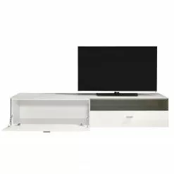 Now! by hülsta TV-Lowboard now no. 14 - Hochglanz Weiß - Ausrichtung links -Kommoden Verkäufe 2023 1000184109 190903 08145900008 DETAILS P000000001000184109