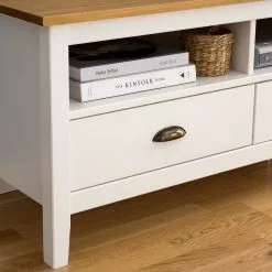 Maison Belfort TV-Lowboard Rivery - Kiefer massiv - Weiß -Kommoden Verkäufe 2023 1000187577 200312 14522700018 DETAILS P000000001000187577