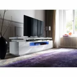 Loftscape TV-Lowboard Lisby - Inkl. Beleuchtung - Hochglanz Weiß -Kommoden Verkäufe 2023 1000191815 200312 17361200002 MOOD DETAILS P000000001000191815 mood