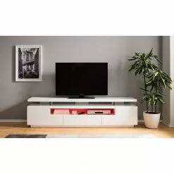 Loftscape TV-Lowboard Lisby - Inkl. Beleuchtung - Hochglanz Weiß -Kommoden Verkäufe 2023 1000191815 200930 14354000004 DETAILS P000000001000191815