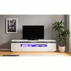 Loftscape TV-Lowboard Lisby - Inkl. Beleuchtung - Hochglanz Weiß -Kommoden Verkäufe 2023 1000191815 200930 14354200005 DETAILS P000000001000191815
