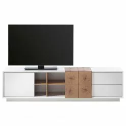 Loftscape TV-Lowboard Crecora - Weiß / Hirnholz Eiche -Kommoden Verkäufe 2023 1000191826 200814 06123500018 DETAILS P000000001000191826