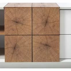 Loftscape TV-Lowboard Crecora - Weiß / Hirnholz Eiche -Kommoden Verkäufe 2023 1000191826 200814 06124700021 DETAILS P000000001000191826