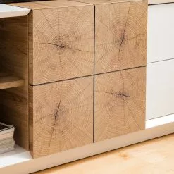 Loftscape TV-Lowboard Crecora - Weiß / Hirnholz Eiche -Kommoden Verkäufe 2023 1000191826 200930 14360400013 DETAILS P000000001000191826