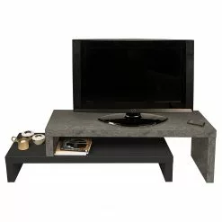 Temahome TV-Rack Detroit II - Beton Dekor / Schwarz -Kommoden Verkäufe 2023 1000198868 191209 09463500092 DETAILS P000000001000198868