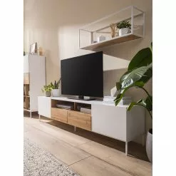 Fredriks TV-Lowboard Meon - Weiß -Kommoden Verkäufe 2023 1000201098 201030 11202900018 DETAILS P000000001000201098