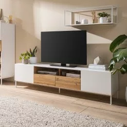 Fredriks TV-Lowboard Meon - Weiß -Kommoden Verkäufe 2023 1000201098 201030 11202900019 DETAILS P000000001000201098