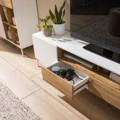 Fredriks TV-Lowboard Meon - Weiß -Kommoden Verkäufe 2023 1000201098 201030 11203100022 DETAILS P000000001000201098