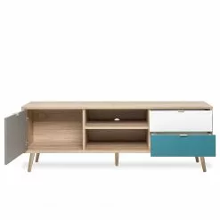 Norrwood TV-Lowboard Bibury - Mehrfarbig / Eiche Sonoma Dekor -Kommoden Verkäufe 2023 1000202463 200124 09543300193 DETAILS P000000001000202463