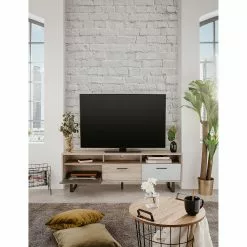 Norrwood TV-Lowboard Brookton - Mehrfarbig / Eiche Dekor -Kommoden Verkäufe 2023 1000202464 200124 09543500199 MOOD DETAILS P000000001000202464 mood