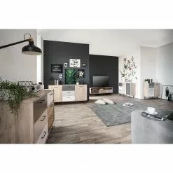 Norrwood TV-Lowboard Brookton - Mehrfarbig / Eiche Dekor -Kommoden Verkäufe 2023 1000202464 200124 09543600203 MOOD DETAILS P000000001000202464 mood