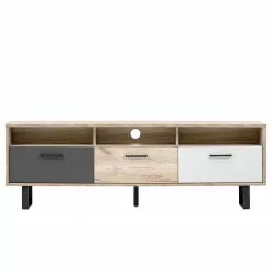 Norrwood TV-Lowboard Brookton - Mehrfarbig / Eiche Dekor -Kommoden Verkäufe 2023 1000202464 200124 09543700207 DETAILS P000000001000202464