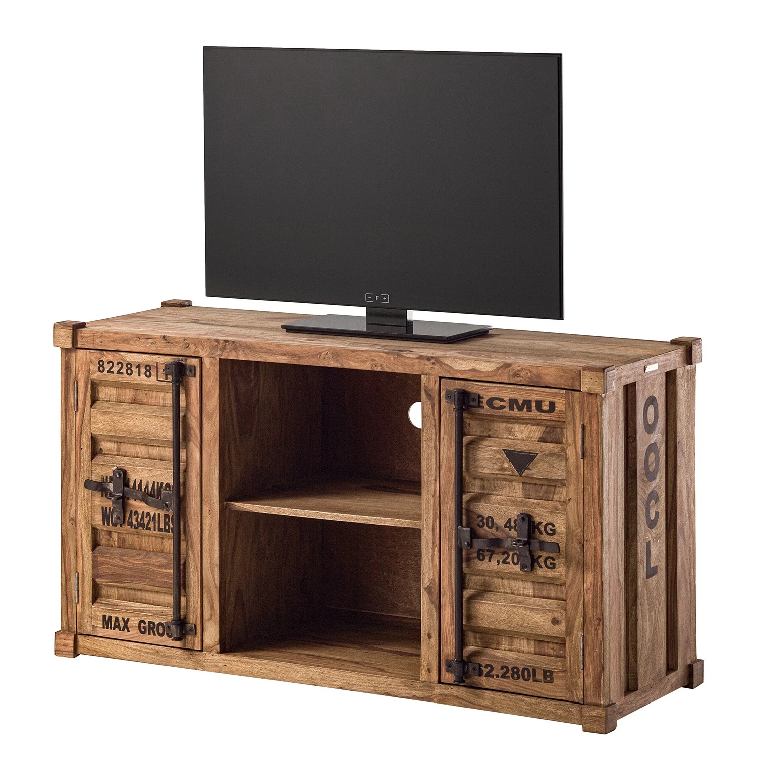 Wolf-Möbel TV-Lowboard Container - Sheesham massiv 3 Wolf-Möbel TV-Lowboard Container - Sheesham massiv