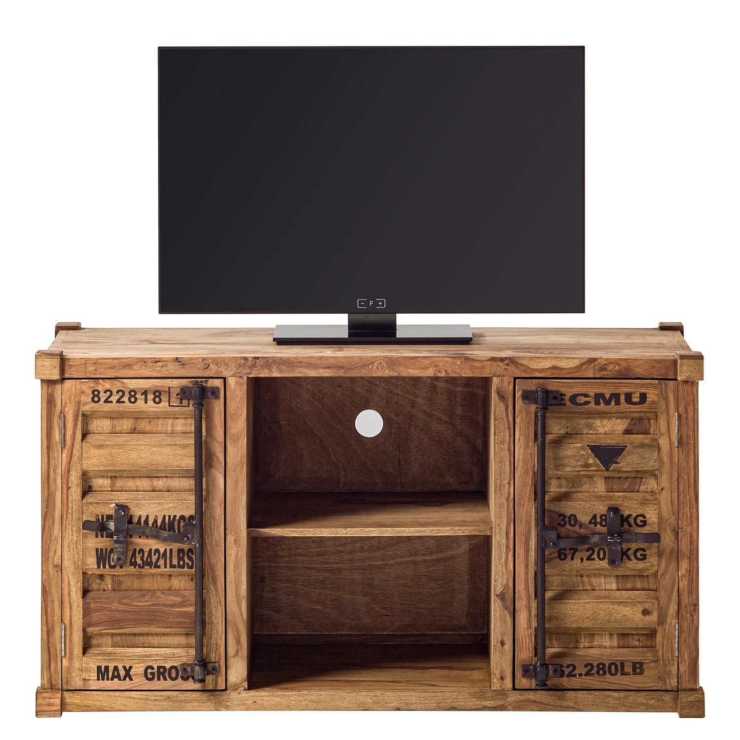 Wolf-Möbel TV-Lowboard Container - Sheesham massiv 7 Wolf-Möbel TV-Lowboard Container - Sheesham massiv – Bild 5