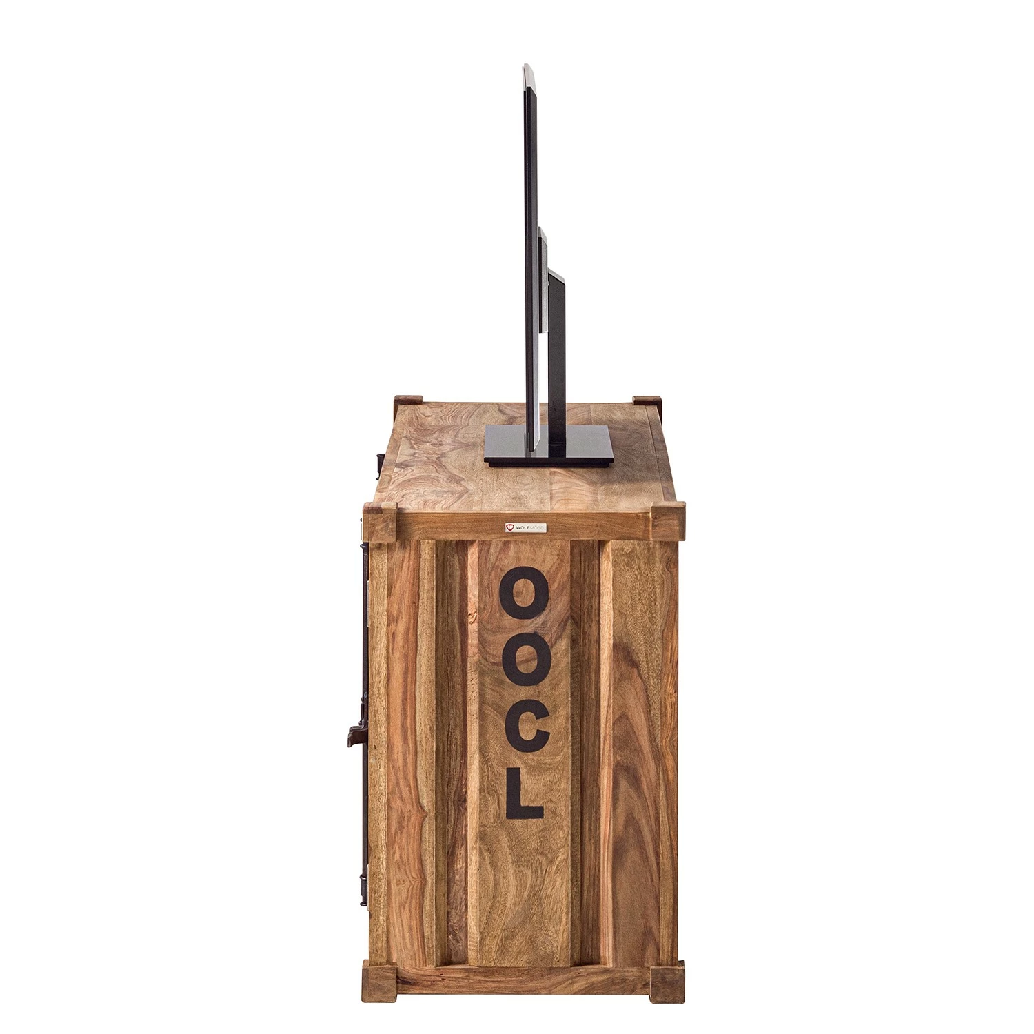 Wolf-Möbel TV-Lowboard Container - Sheesham massiv 8 Wolf-Möbel TV-Lowboard Container - Sheesham massiv – Bild 6