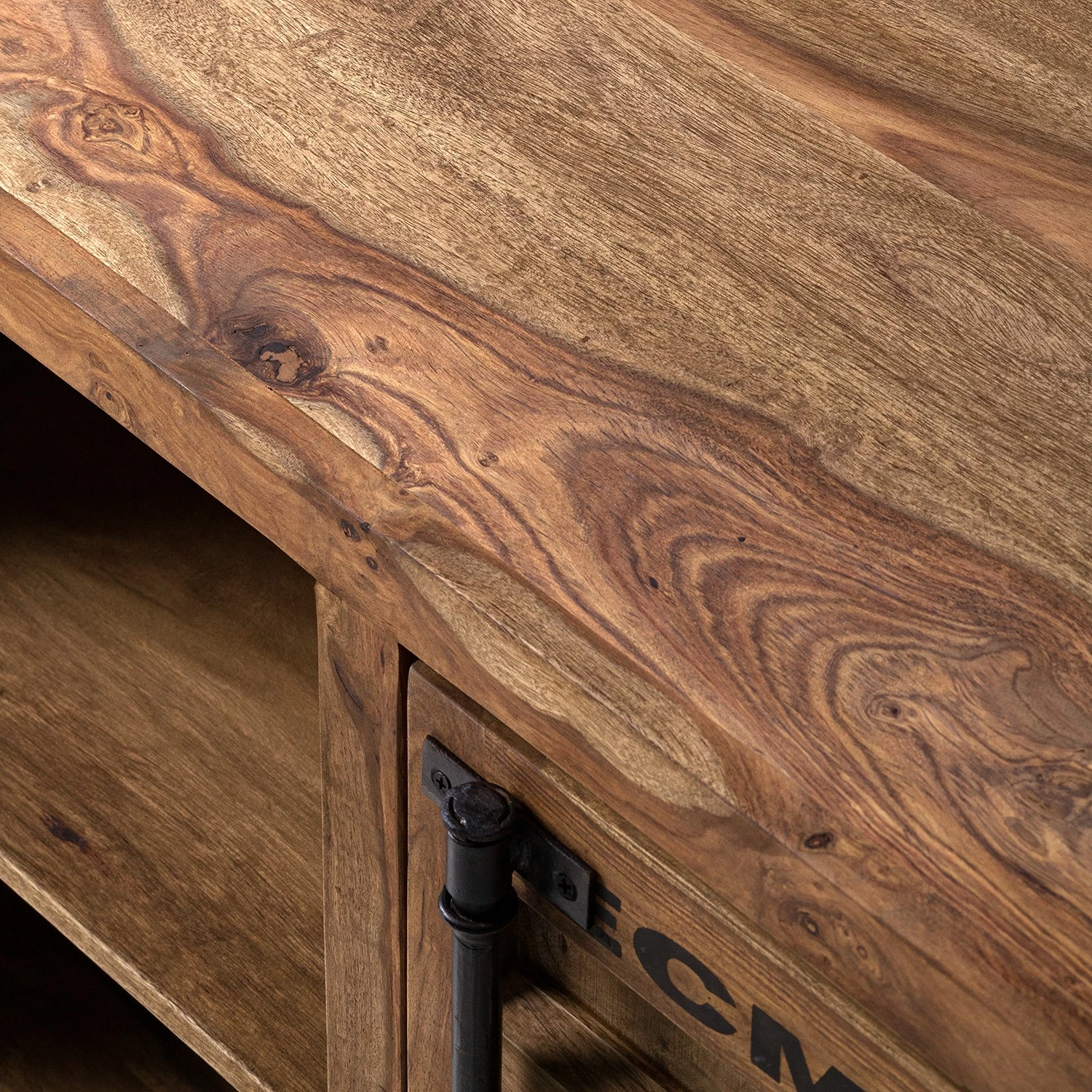 Wolf-Möbel TV-Lowboard Container - Sheesham massiv 12 Wolf-Möbel TV-Lowboard Container - Sheesham massiv – Bild 10