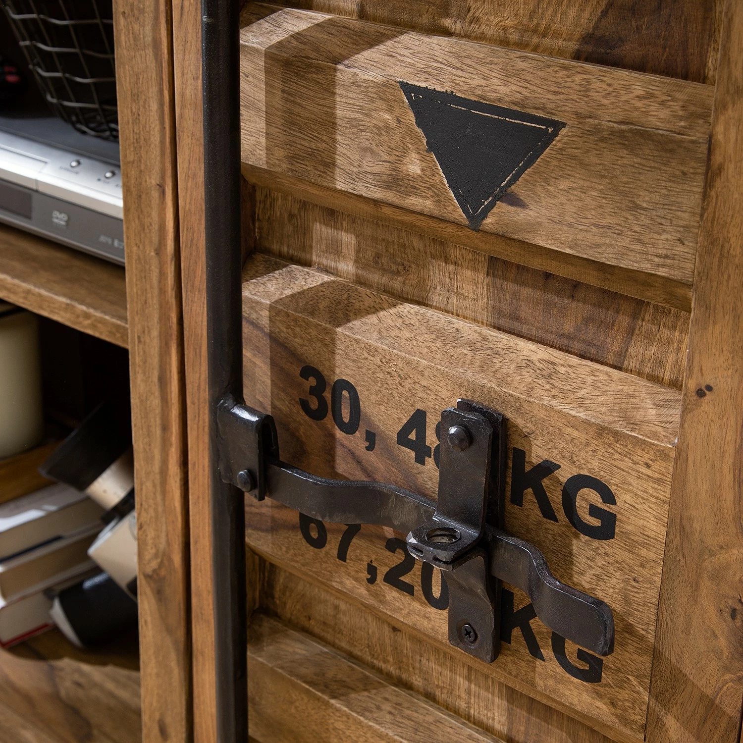 Wolf-Möbel TV-Lowboard Container - Sheesham massiv 20 Wolf-Möbel TV-Lowboard Container - Sheesham massiv – Bild 18