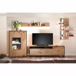 Loftscape TV-Lowboard Buena - Balkeneiche Dekor / Anthrazit -Kommoden Verkäufe 2023 1000207345 200317 14280500009 MOOD DETAILS P000000001000207345 mood