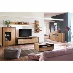 Loftscape TV-Lowboard Buena - Balkeneiche Dekor / Anthrazit -Kommoden Verkäufe 2023 1000207345 200317 14280700010 MOOD DETAILS P000000001000207345 mood