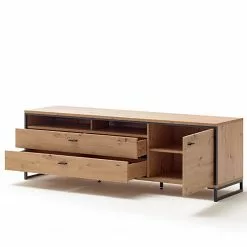 Loftscape TV-Lowboard Buena - Balkeneiche Dekor / Anthrazit -Kommoden Verkäufe 2023 1000207345 200317 14281000013 DETAILS P000000001000207345