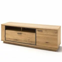 Naturoo TV-Lowboard Doora I - Asteiche teilmassiv - Asteiche Bianco / Graphit -Kommoden Verkäufe 2023 1000207359 200317 14291300093 DETAILS P000000001000207359