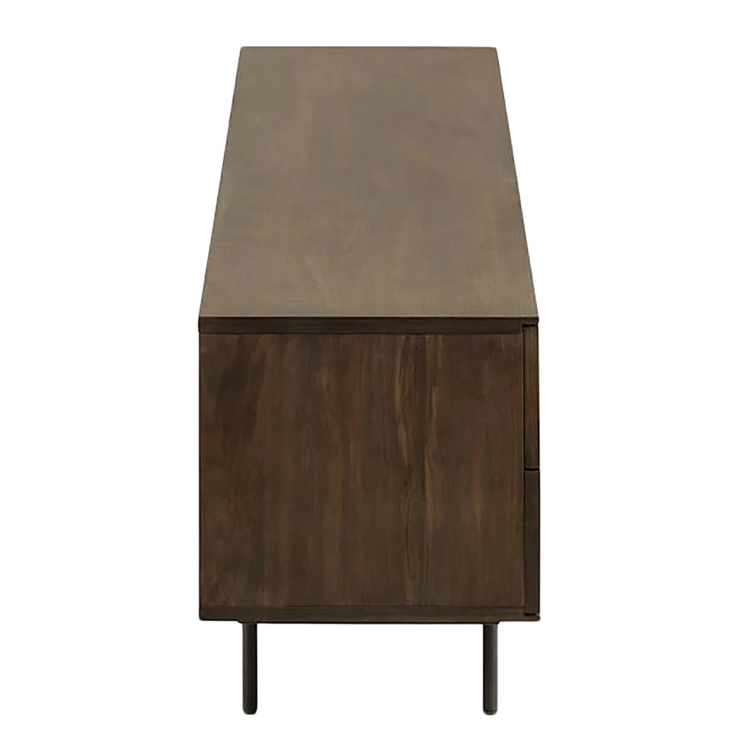 Red Living TV-Lowboard Kluuvi - Echtholzfurnier - Walnuss / Schwarz 6 Red Living TV-Lowboard Kluuvi - Echtholzfurnier - Walnuss / Schwarz – Bild 4