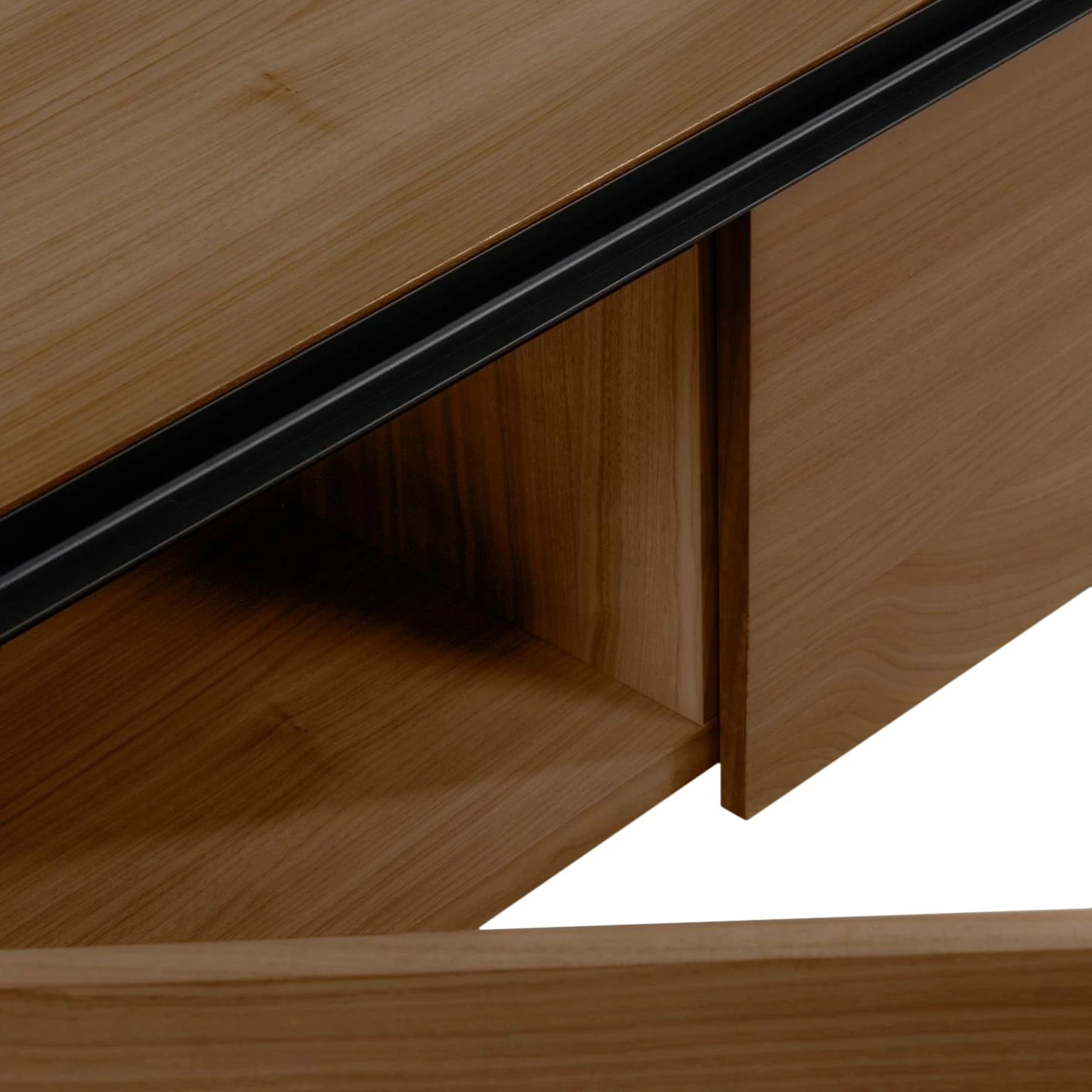 Red Living TV-Lowboard Juuka - Echtholzfurnier - Walnuss / Schwarz 12 Red Living TV-Lowboard Juuka - Echtholzfurnier - Walnuss / Schwarz – Bild 10