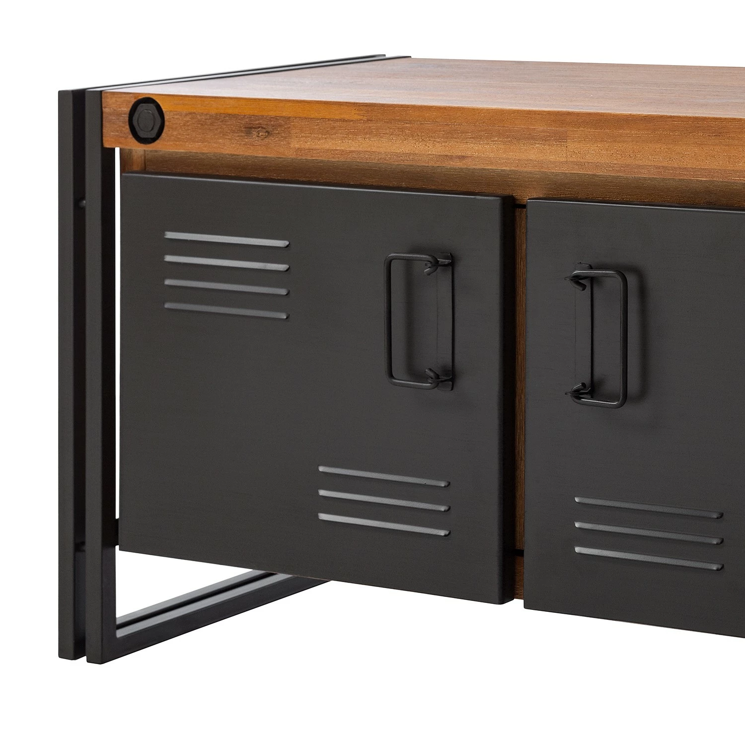 Ars manufacti TV-Lowboard Manchester IV - Akazie massiv / Metall - Akazie / Anthrazit 12 Ars manufacti TV-Lowboard Manchester IV - Akazie massiv / Metall - Akazie / Anthrazit – Bild 10