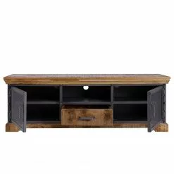 Ars manufacti TV-Lowboard Hunter II - Mango massiv / Metall - Mango / Blaugrau -Kommoden Verkäufe 2023 1000211062 210127 06293400003 DETAILS P000000001000211062