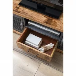 Ars manufacti TV-Lowboard Hunter II - Mango massiv / Metall - Mango / Blaugrau -Kommoden Verkäufe 2023 1000211062 210225 12525500003 MOOD DETAILS P000000001000211062 mood