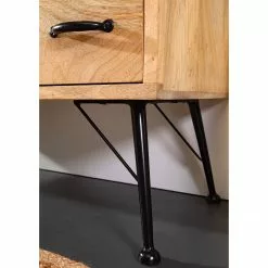 Red Living TV-Lowboard Latta II - Mango massiv / Metall - Mango / Schwarz -Kommoden Verkäufe 2023 1000211436 220316 033 DETAILS P000000001000211436