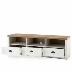 Norrwood Lowboard Proville II - Eiche Weiß Dekor / Eiche Dekor -Kommoden Verkäufe 2023 1000213891 200525 13142400108 DETAILS P000000001000213891