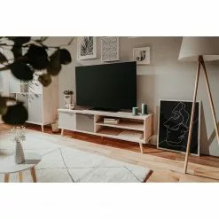 Mørteens TV-Lowboard Elysian - Grau / Eiche Dekor 16 Mørteens TV-Lowboard Elysian - Grau / Eiche Dekor -Kommoden Verkäufe 2023 1000214491 200608 14155800062 MOOD DETAILS P000000001000214491 mood