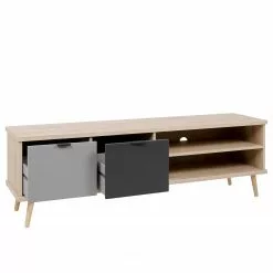 Mørteens TV-Lowboard Elysian - Grau / Eiche Dekor 21 Mørteens TV-Lowboard Elysian - Grau / Eiche Dekor -Kommoden Verkäufe 2023 1000214491 200608 14160300067 DETAILS P000000001000214491