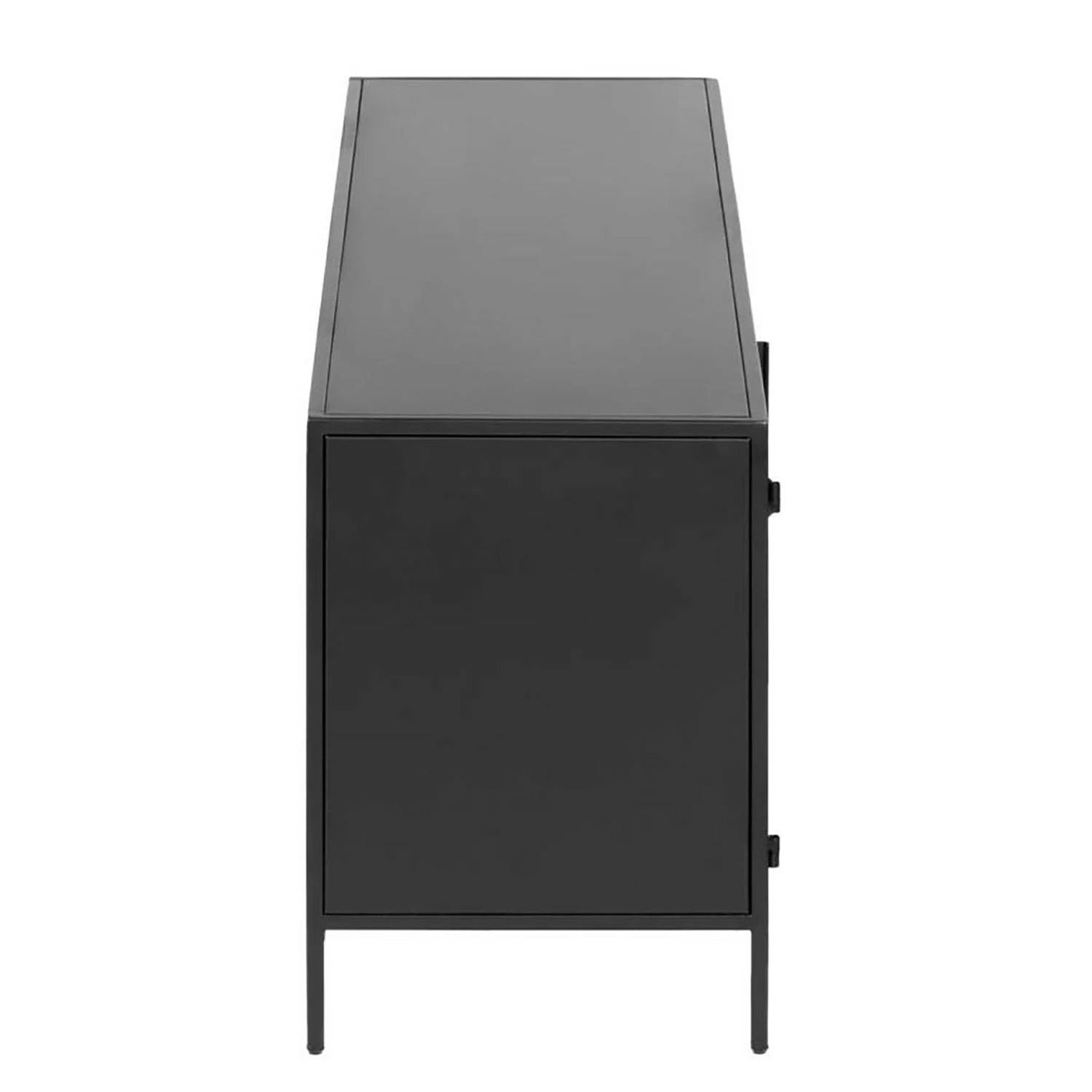 Red Living TV-Lowboard Exford - Metall - Schwarz 5 Red Living TV-Lowboard Exford - Metall - Schwarz – Bild 3