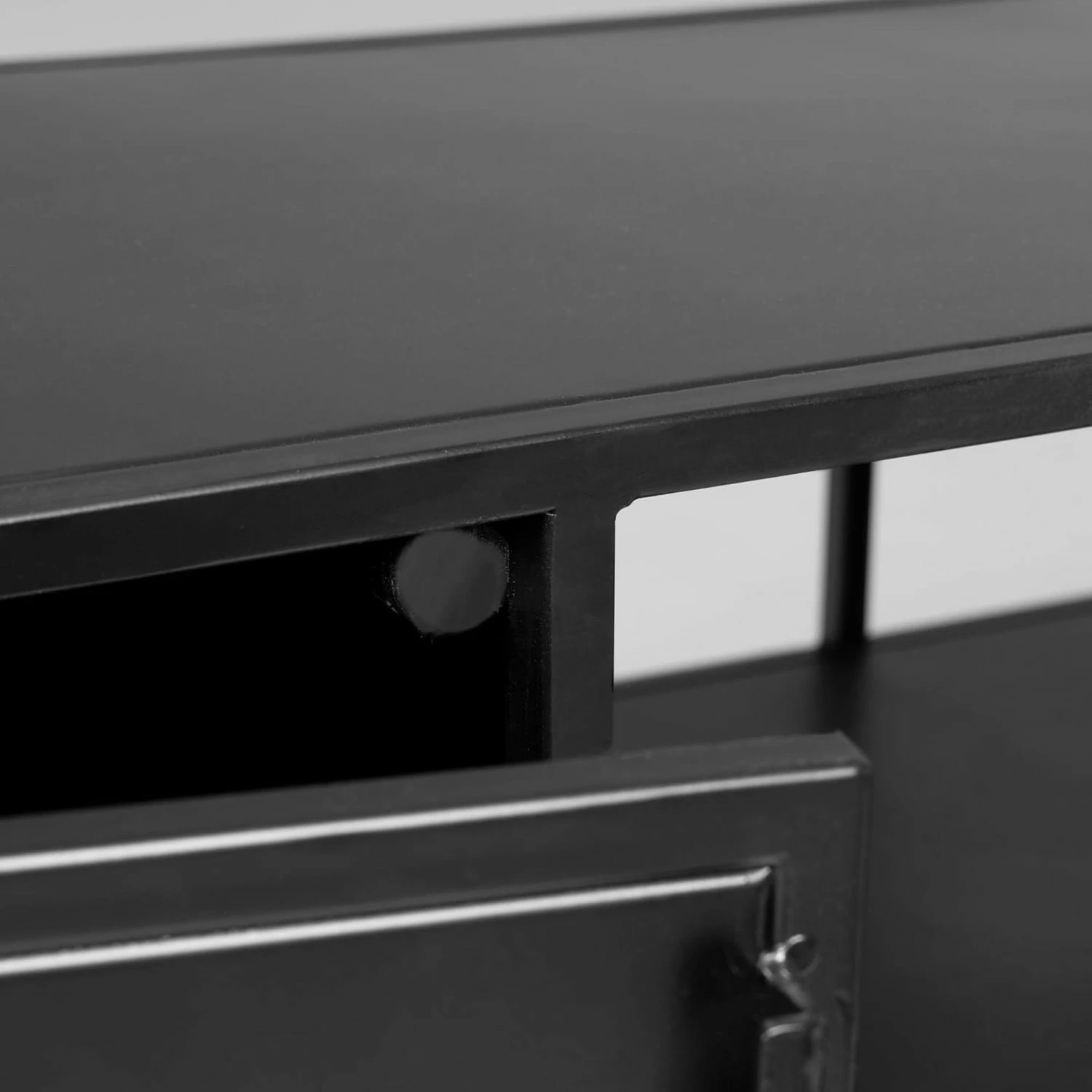 Red Living TV-Lowboard Exford - Metall - Schwarz 9 Red Living TV-Lowboard Exford - Metall - Schwarz – Bild 7