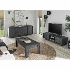 LC Spa TV-Lowboard Carrara - Marmor Anthrazit Dekor -Kommoden Verkäufe 2023 1000216288 200630 09123400021 MOOD DETAILS P000000001000216288 mood