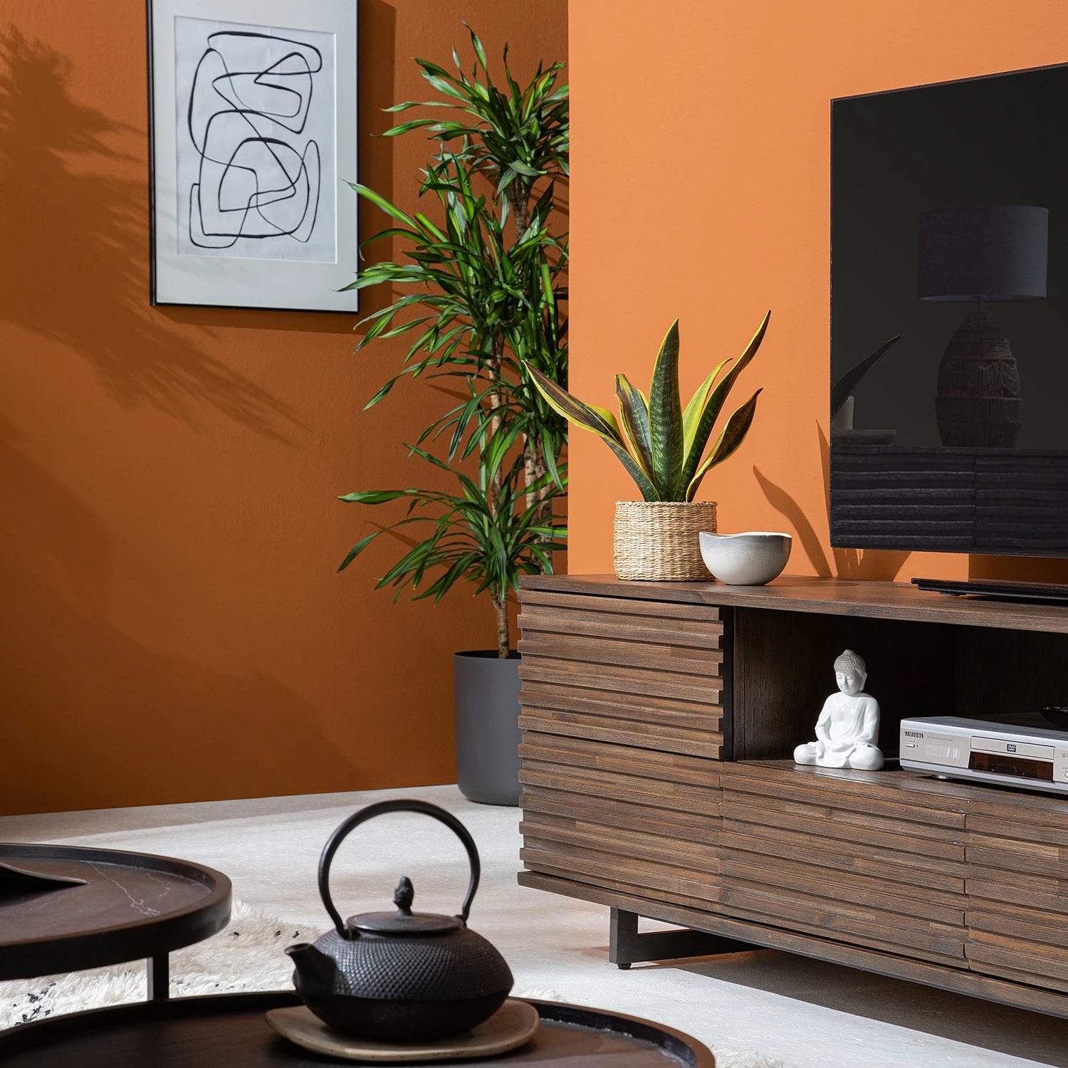 Studio Copenhagen TV-Lowboard Kirley - Akazie massiv - Akazie Dunkel 18 Studio Copenhagen TV-Lowboard Kirley - Akazie massiv - Akazie Dunkel – Bild 16