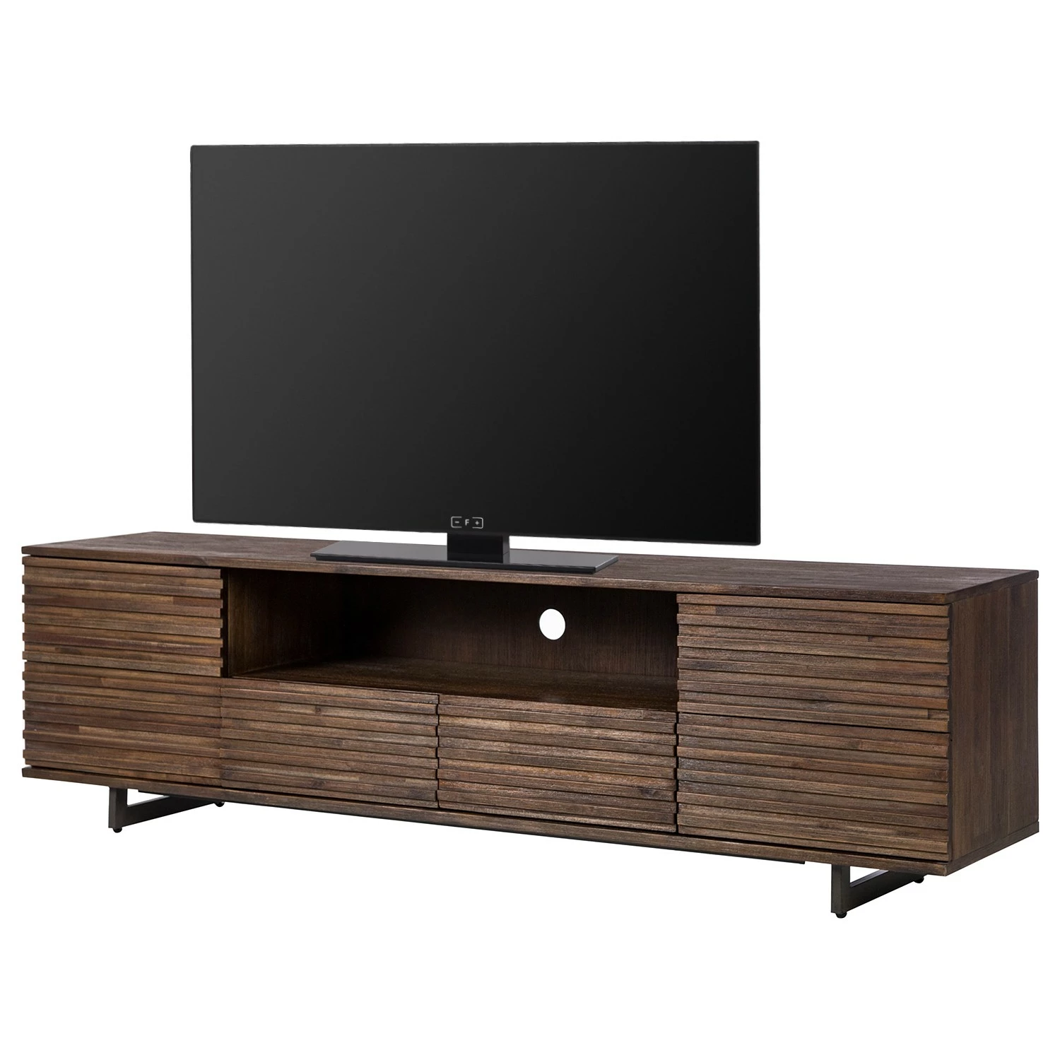 Studio Copenhagen TV-Lowboard Kirley - Akazie massiv - Akazie Dunkel 3 Studio Copenhagen TV-Lowboard Kirley - Akazie massiv - Akazie Dunkel