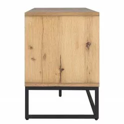 Studio Copenhagen TV-Lowboard Flox I - Echtholzfurnier / Metall - Eiche / Schwarz -Kommoden Verkäufe 2023 1000218126 210720 12002400002 DETAILS P000000001000218126