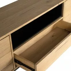 Studio Copenhagen TV-Lowboard Flox I - Echtholzfurnier / Metall - Eiche / Schwarz -Kommoden Verkäufe 2023 1000218126 210720 12100100001 DETAILS P000000001000218126