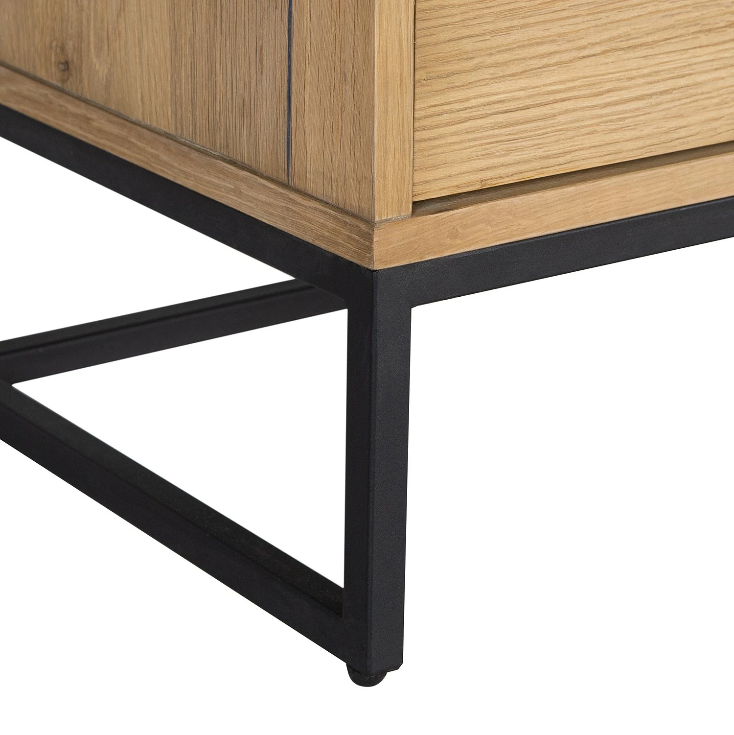 Studio Copenhagen TV-Lowboard Flox II - Echtholzfurnier / Metall - Eiche / Schwarz 11 Studio Copenhagen TV-Lowboard Flox II - Echtholzfurnier / Metall - Eiche / Schwarz – Bild 9