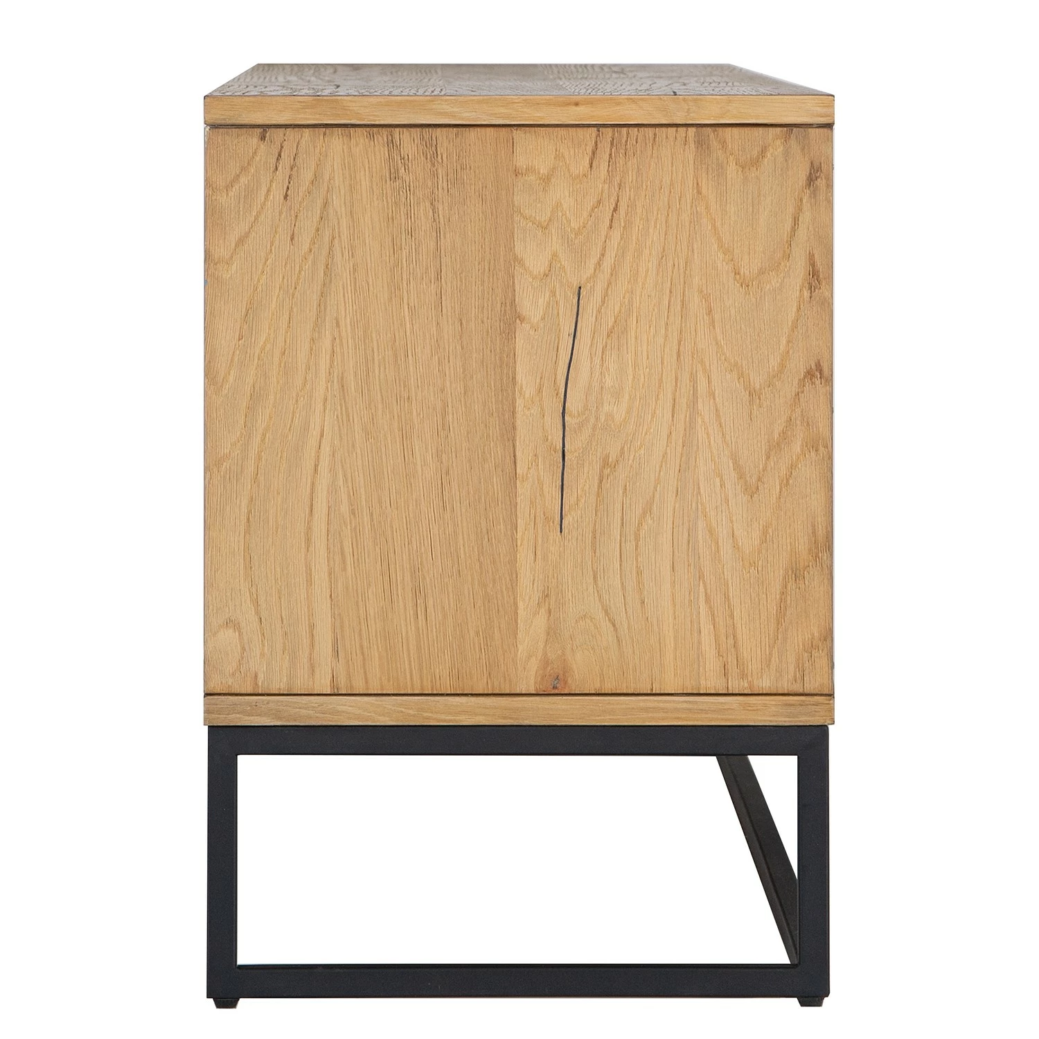 Studio Copenhagen TV-Lowboard Flox II - Echtholzfurnier / Metall - Eiche / Schwarz 7 Studio Copenhagen TV-Lowboard Flox II - Echtholzfurnier / Metall - Eiche / Schwarz – Bild 5