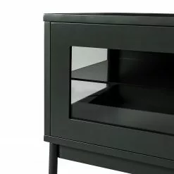 Studio Copenhagen TV-Lowboard Exhall - Glas - Graugrün -Kommoden Verkäufe 2023 1000218349 210420 14243900017 DETAILS P000000001000218349