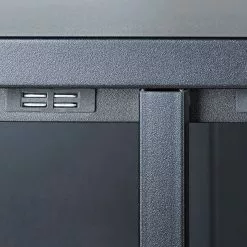 Ars manufacti TV-Lowboard Kayys - Glas / Metall - Schwarz -Kommoden Verkäufe 2023 1000219019 210121 07294100006 DETAILS P000000001000219019